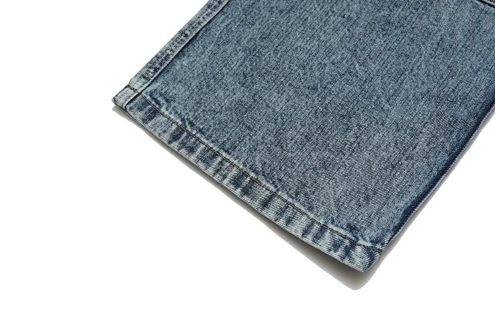 Title 8, Jeans Cargo American Retro Lavado e Desbotado c...