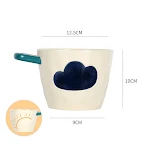 Hand Painted Ceramic Rainbow Bowl Hotel Tableware Set Home Rice Bowl, a vibrant and stylish addition to your dining expe — photo 1