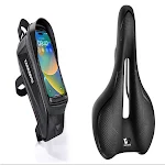 Bolsa para bicicleta de montanha com estrutura rígida EVA frontal Impermeável Grande capacidade Fácil instalação — foto 3
