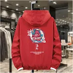 Youth's Popular Hooded Lapel Long-sleeved Sweatshirt, a comfortable and stylish choice for everyday wear. Keeps young pe — photo 4