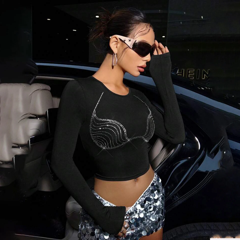 Title 5, Hot drilling midriff-baring top for a bold look...