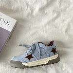 Women's Retro Platform Star Pattern Sneakers Casual Sneaker. Comfortable and stylish footwear, perfect for everyday wear — photo 3