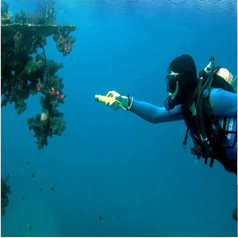 Title 3, T6 Strong Light Flashlight for Diving Photograp...