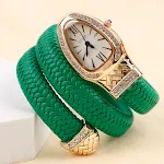 Relógio de quartzo criativo e com personalidade para mulheres. Um acessório de moda que combina estilo e originalidade, perfeito para expressar você. — foto 11