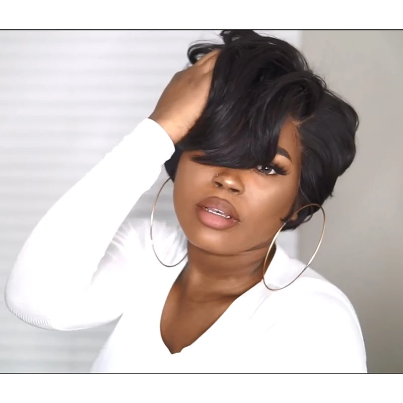 Title 4, Cabelo curto cacheado micro bob preto — Visual ...