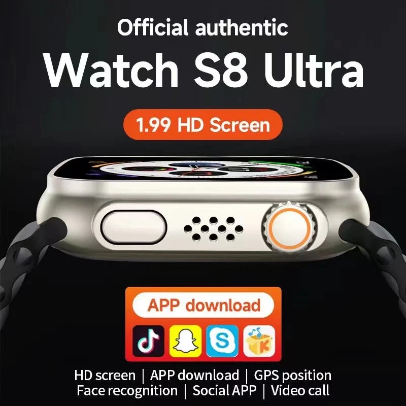 Smartwatch S8 com Tela Grande de 1.99 Polegadas — foto 8