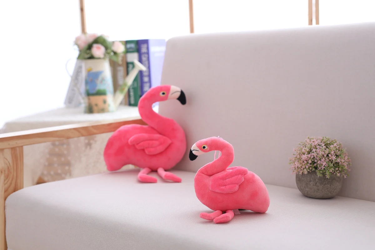 Title 3, Soft and cuddly flamingo plush toy for kids. Pe...