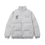Dark Spider Print Stand Collar Bread Cotton Coat Jacket, Stylish Warmth for Men, Perfect for Autumn and Winter Wear — photo 17