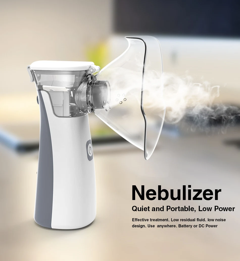 Title 2, Newest Handheld Medical Nebulizer Efficient & S...
