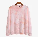 Herren Tie-Dye Pullover dünn locker große Größe. Bequemer Sweater für lässige Outfits. Vielseitig einsetzbar und ideal für entspannte Tage. — foto 1