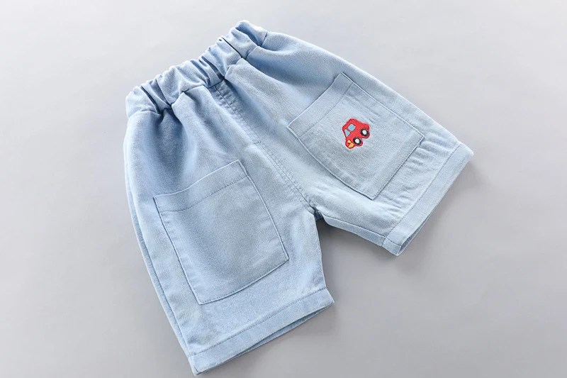 Roupa de Verão Casual Infantil com Estampa de Carros, Conjunto Duas Peças para Bebês Meninos e Meninas, Confortável e Leve. — foto 4