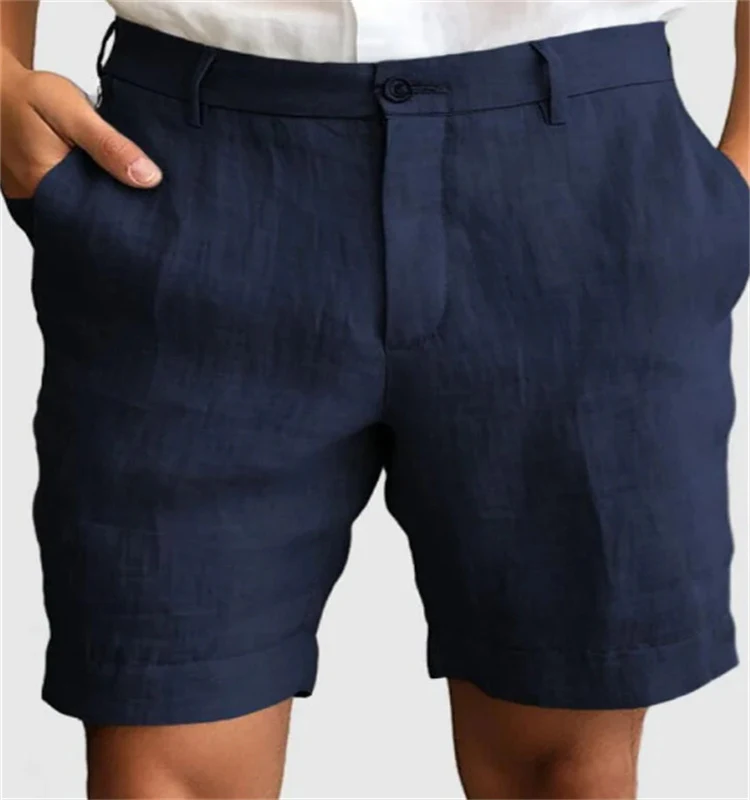 Title 3, Mens Linen Summer Breathable Solid Color Outdo...