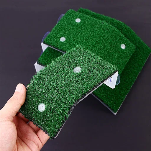 Green Color Turtle Floating Island Retro Aquarium Accessories Pets Basking Platform Animal Climbing Moss Decorations — photo 5