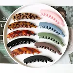Horquilla media luna sencilla, extra gruesa para accesorios de cabello, sujeción fuerte, peinados fáciles y elegantes. — foto 15