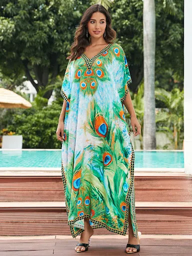 Title 17, Plus Size Abito camicetta Bikini da spiaggia Ca...