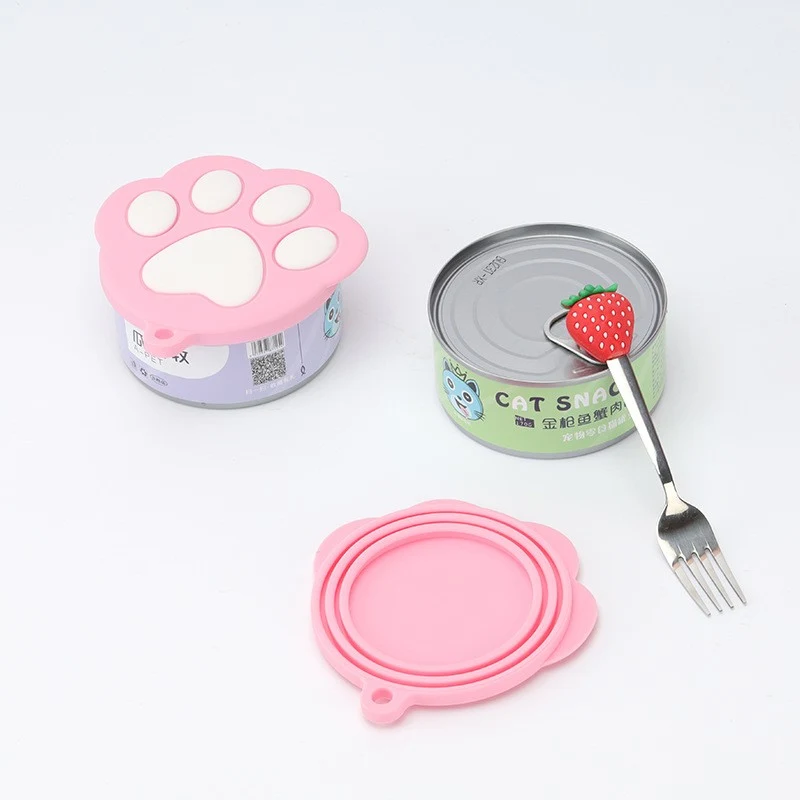 Silicone Dog's Paw Modeling Pet Can Lid — Keeps Food Fresh, Reusable — Perfect for Dogs — Easy to Use, Protects Food Qua — photo 5