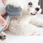 Slicker-Bürste für Katzen und kleine bis mittelgroße Hunde Fellbürste gegen Haarausfall Einfache Reinigung Unverzichtbar — foto 6