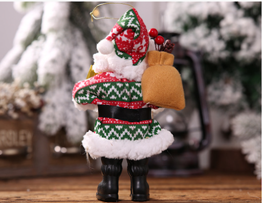 Title 7, Resin Santa Claus Christmas Decoration Supplies...
