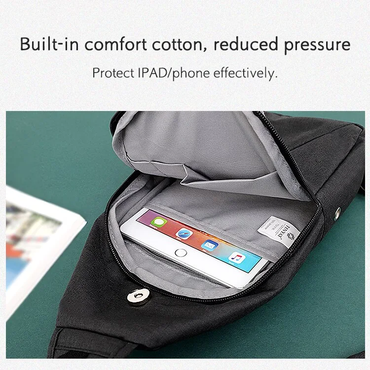 Title 7, Apple compatible Mens Chest Bag for outdoor le...