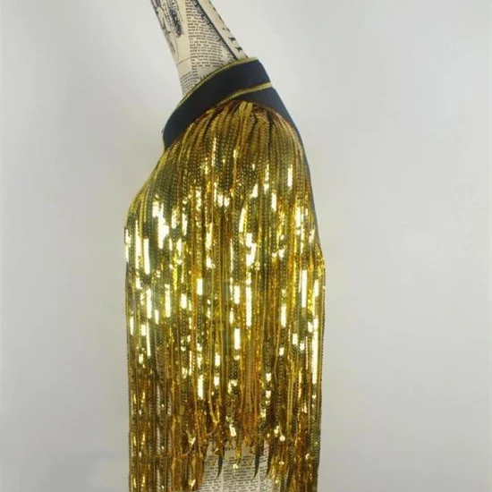 Dance Dress Sequin Fringe Vest — photo 1