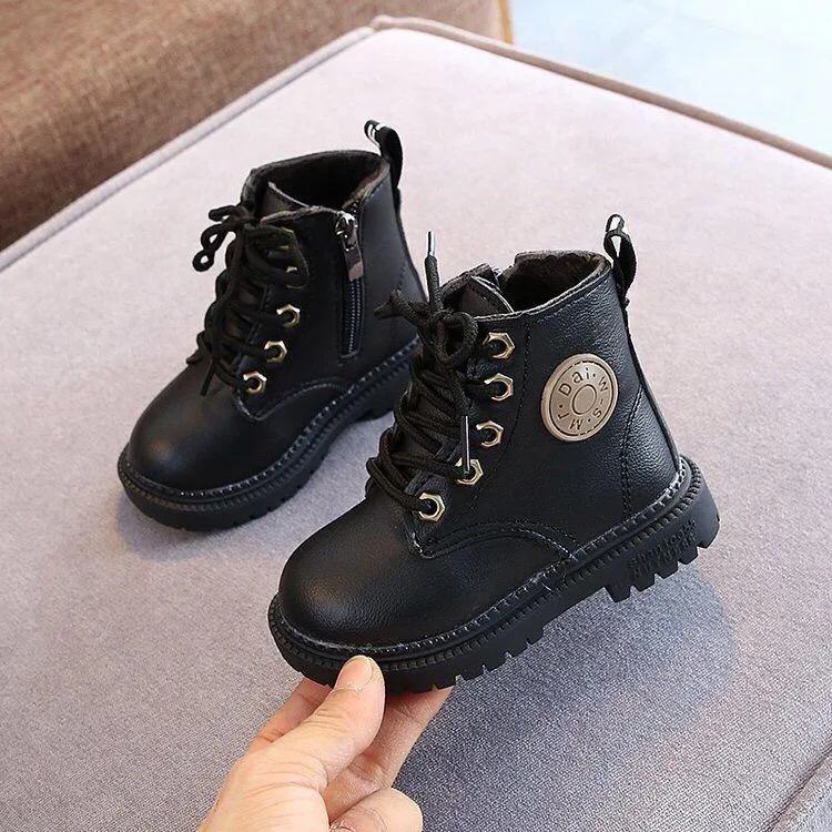 Title 4, Girls Martin Boots Childrens Shoes And Velvet ...