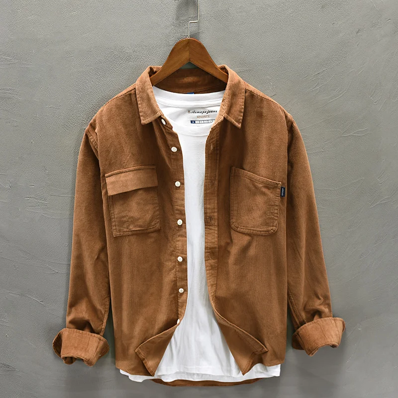 Men's Cotton Long-Sleeved Shirt Casual Jacket Comfortable everyday wear. This shirt is perfect for casual outings, offer — photo 2