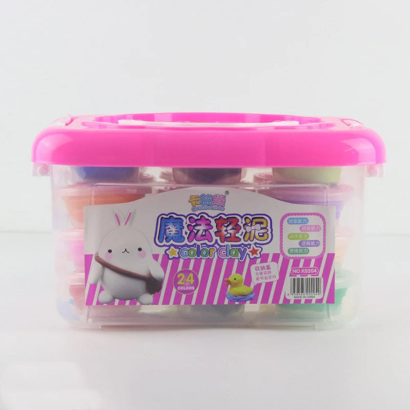 Children's 12/24 Color Ultra-light Clay Colorful Mud Toys Set. Fun Modeling Clay for Kids, Encourages Creativity and Ima — photo 5