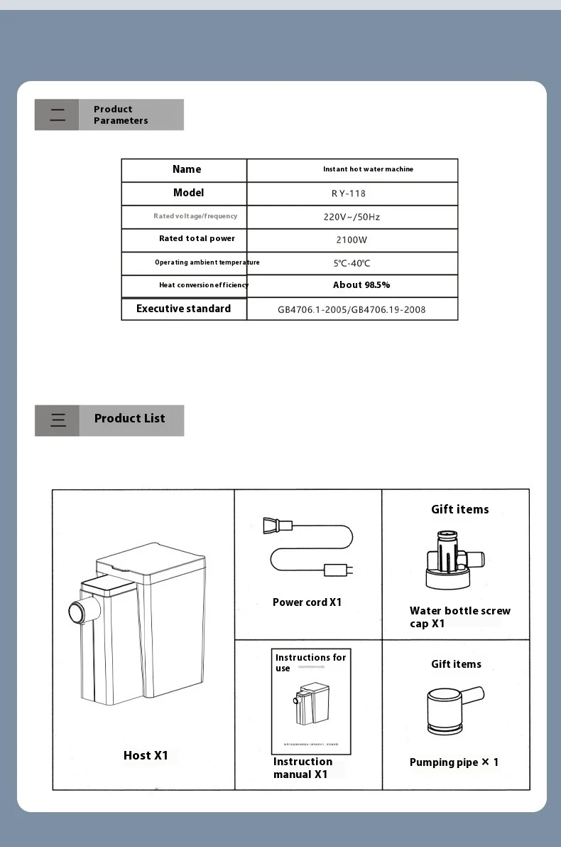Title 10, Draagbare kleine waterdispenser voor thuisgebru...