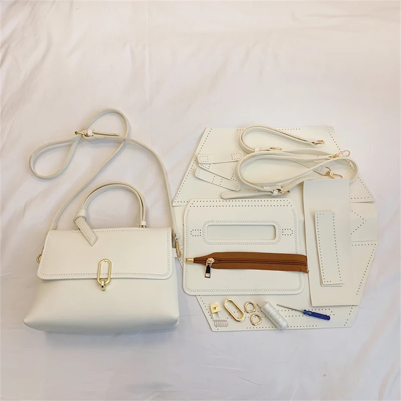 Title 3, Lock Casual Shoulder Diy Hand Woven Bag