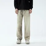 Retro Jeans Straight Fashion Mop Trousers voor een comfortabele vintage look. De perfecte jeans voor een casual en trendy uitstraling. Stijlvol en comfortabel. — foto 6