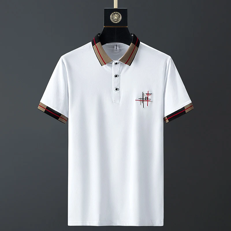 Title 4, Mens Business Casual Short-sleeved T-shirt Com...