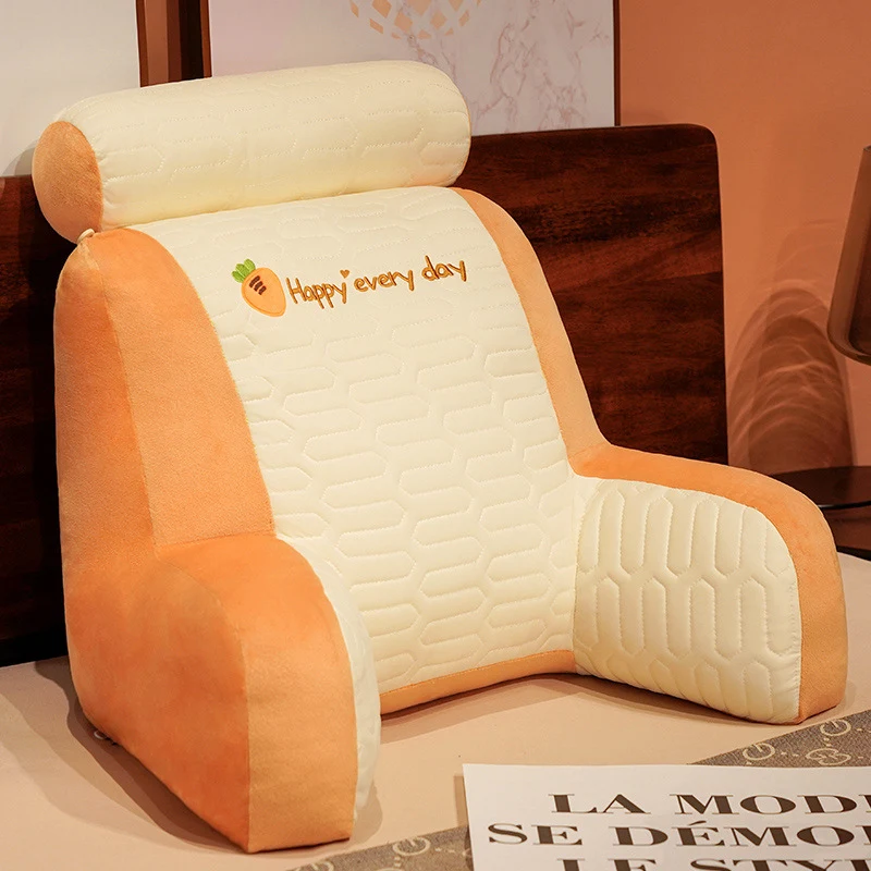 Title 3, Ice Silk Latex Square Lumbar Support Pillow Bed...