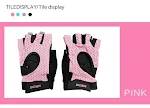 Hollow Style Pink M One Pair