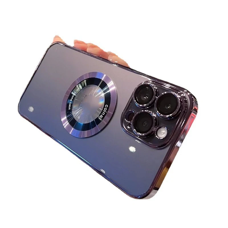 Title 7, Magnetic Magnifier Phone Case Electroplated PC ...