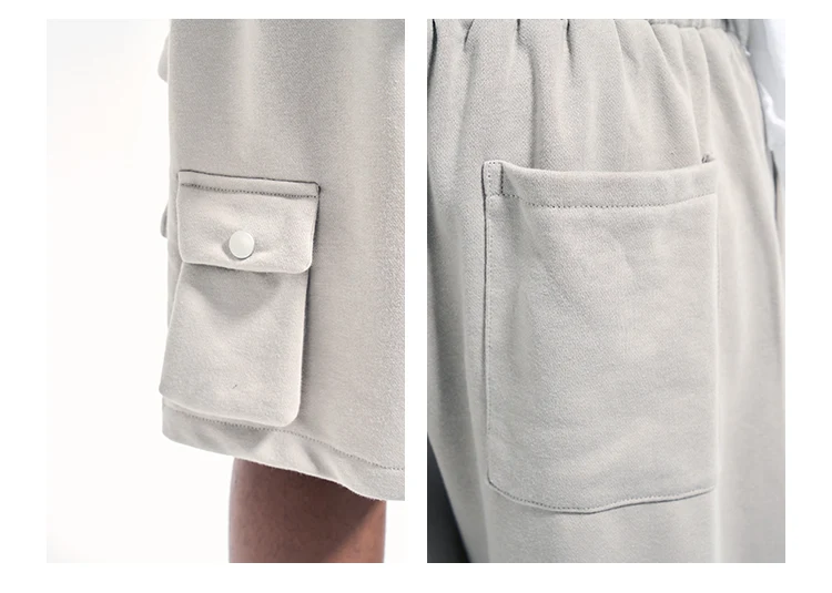 Title 3, High Street Multi-Pocket Casual Loose Shorts