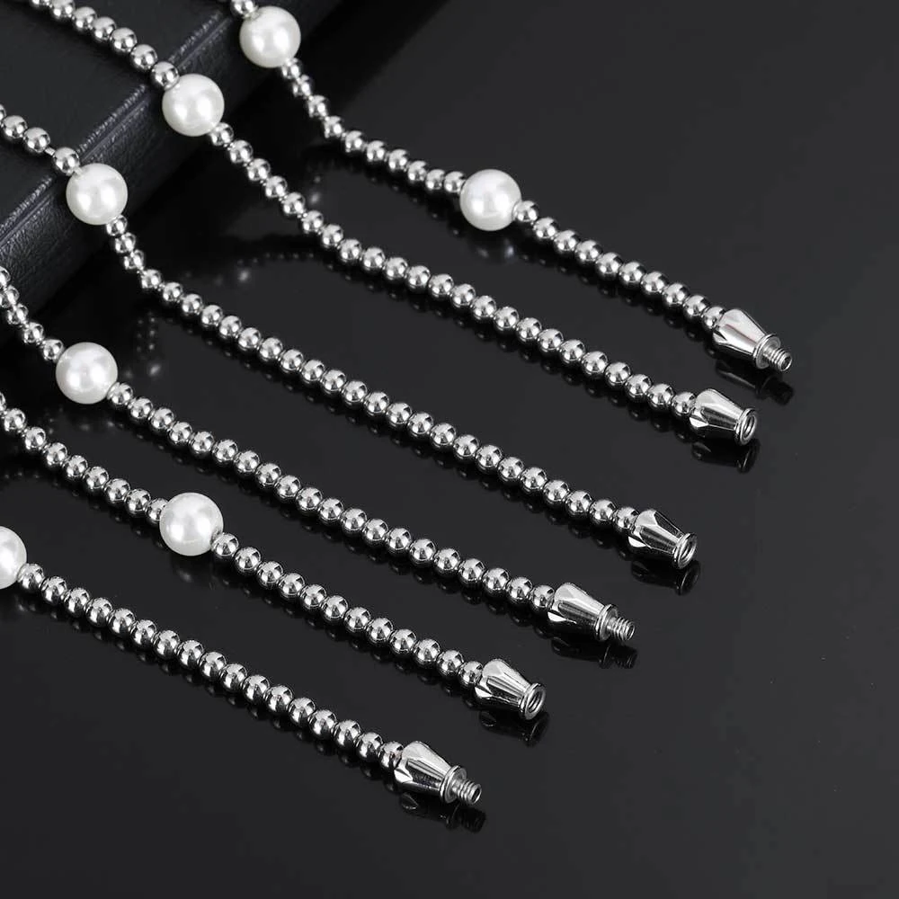 Street Pearl Aço Inox Colar Pulseira Hip Hop Mix and Match, Design Moderno, Durabilidade e Personalização Garantida — foto 7