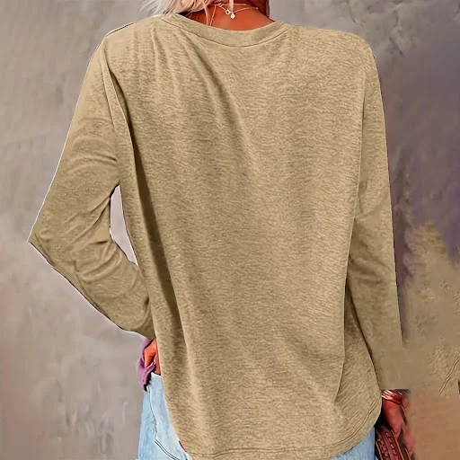 Title 9, Camiseta feminina de manga comprida árvore de n...