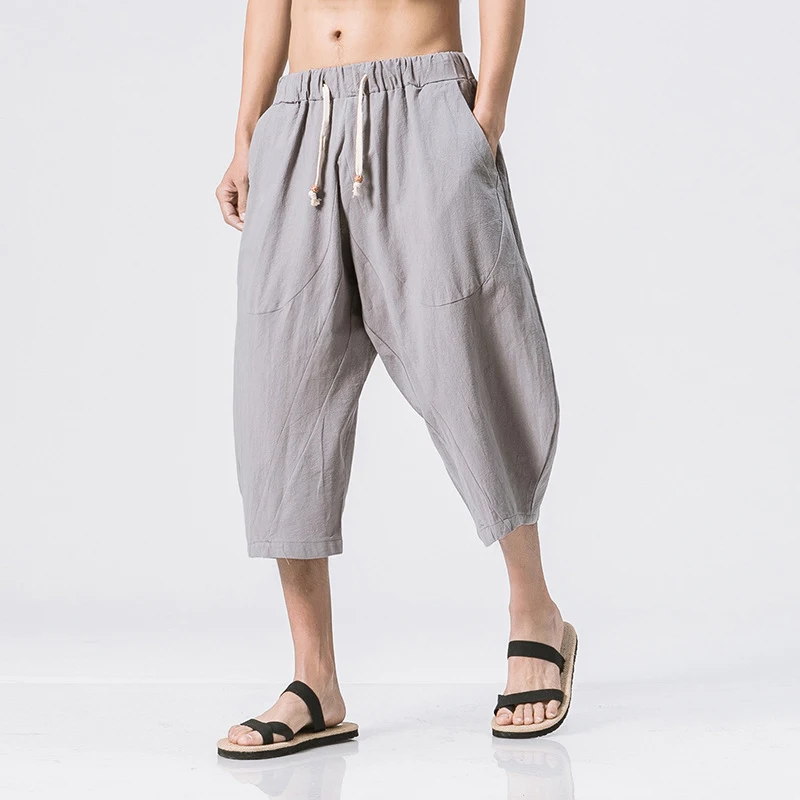 Chinese Style Cotton Harem Pants for Comfort and Style. Perfect for Yoga, Casual Wear, or Summer. Enjoy the Breathable, — photo 4