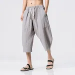 Chinese Style Cotton Harem Pants for Comfort and Style. Perfect for Yoga, Casual Wear, or Summer. Enjoy the Breathable, — photo 4