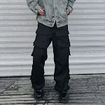 Men's Large Pocket Wide Leg Cannonball Cargo Pants, comfortable and stylish, offering ample storage and a relaxed fit fo — photo 1
