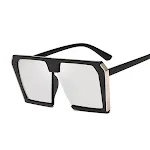 Bright black frame white mercu