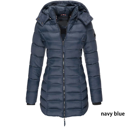 Title 2, Mid-Length Hooded Cotton-Padded Jacket Womens ...