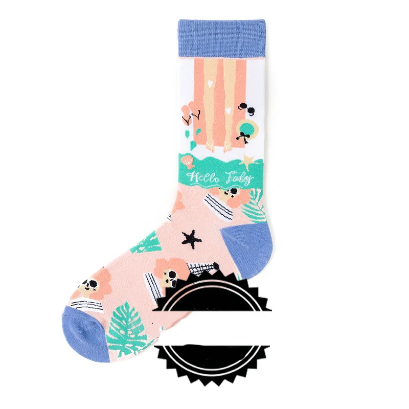 Couple Socks featuring Funny and Creative Illustrations. Share laughter and style, a perfect gift for couples to enjoy e — photo 1