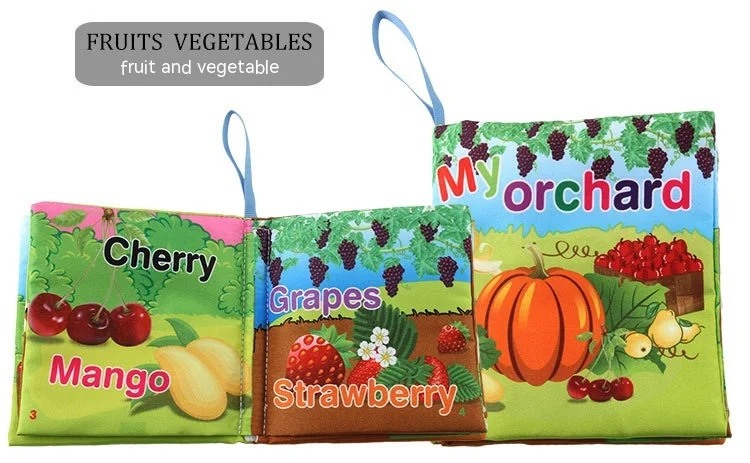 Title 28, Childrens Baby Cognition Cloth Book for Early ...