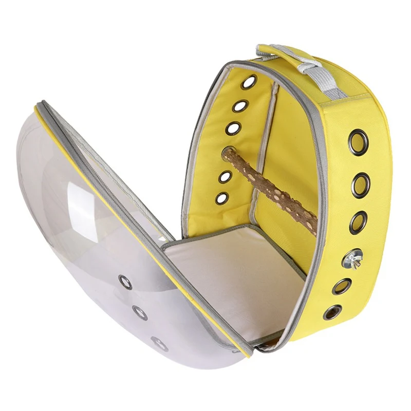 Title 4, Birds Carrier Cage Transparent Double Shoulder ...