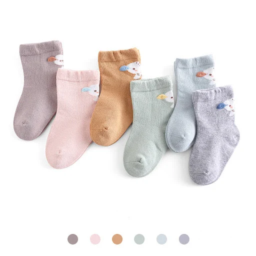 Title 2, Cartoon Animal Plush Cotton Baby Socks