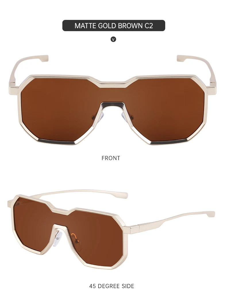 Title 26, New One Irregular Sunglasses Men Modern Design ...