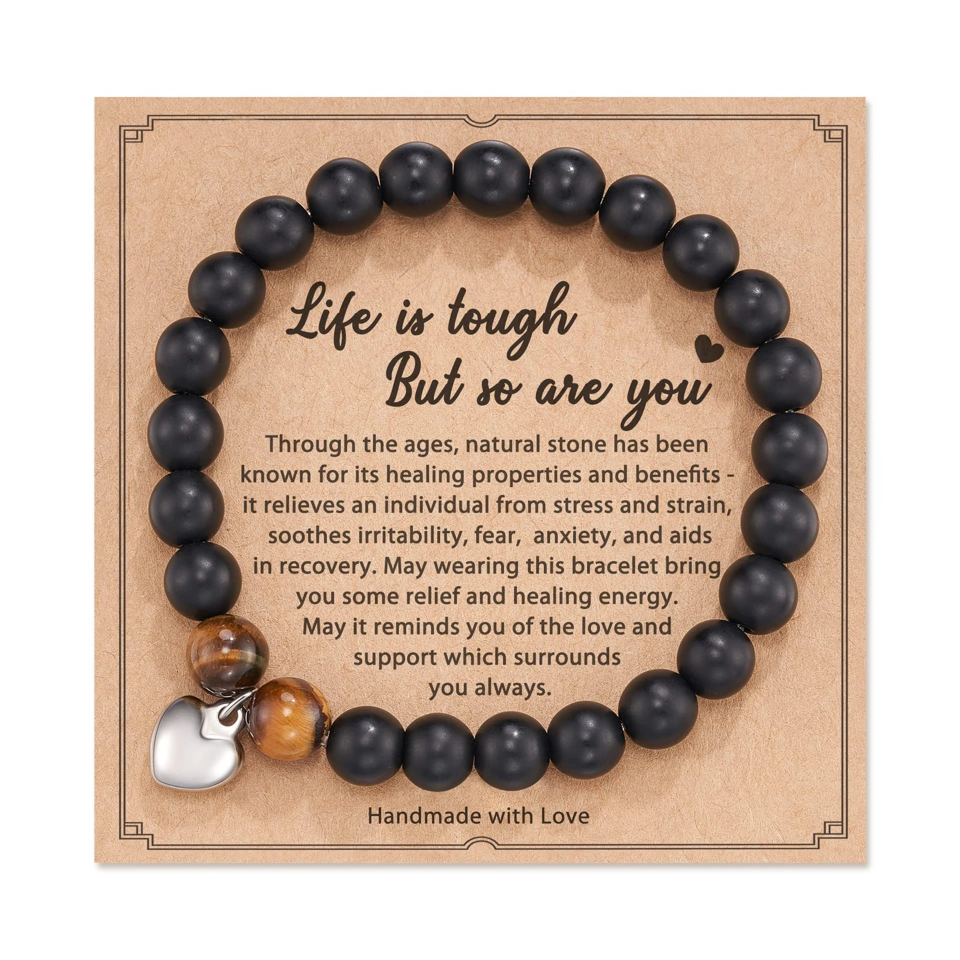 Pulseira artesanal com pingente de amor da moda europeia e americana, com contas, ideal para expressar afeto com estilo. — foto 11