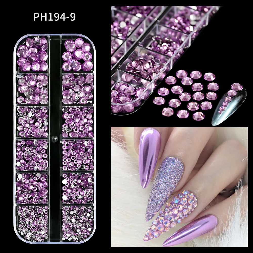 Unhas Postiças Plaid com Strass de Fundo Plano. Beleza e Charme para suas unhas. Fácil aplicação, design elegante e moderno. — foto 13