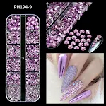 Unhas Postiças Plaid com Strass de Fundo Plano. Beleza e Charme para suas unhas. Fácil aplicação, design elegante e moderno. — foto 13